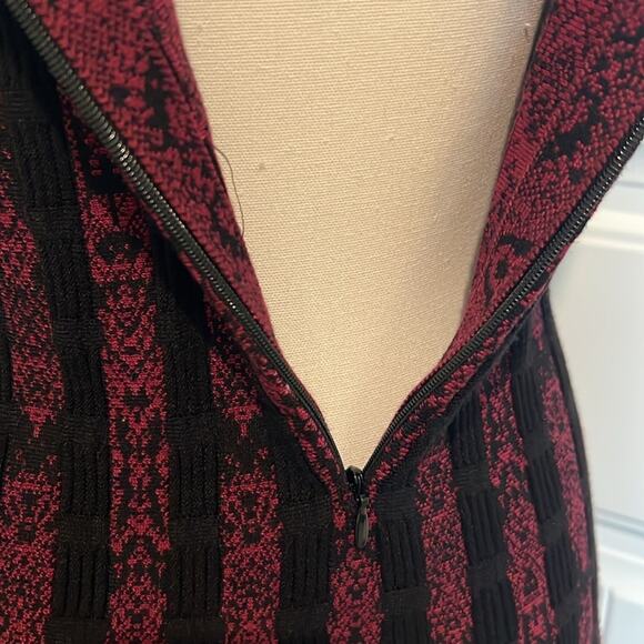 NWT $$150 White House Black Market Sleeveless Python Snake Sweater Dress M Sexy - Picture 13 of 16